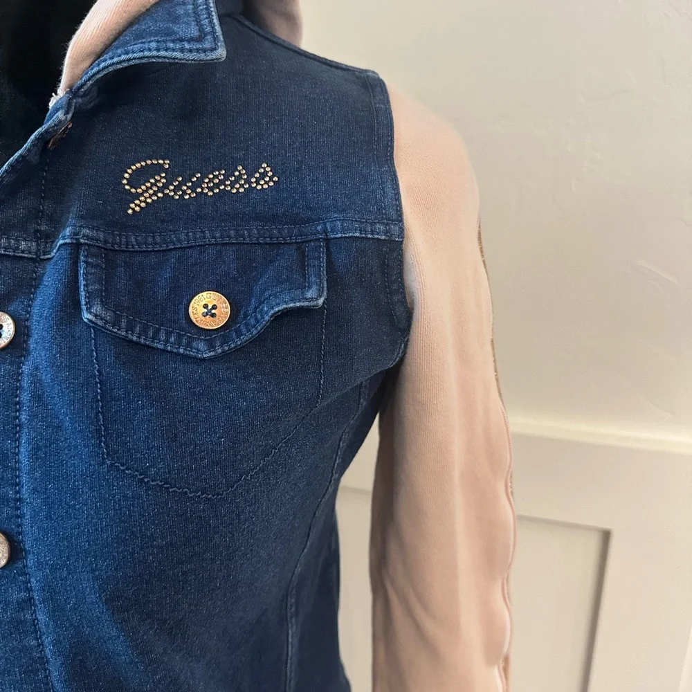 Guess Blue‎ and Pink Jean Jacket for Kids